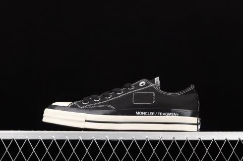 Fragment x Moncler x Converse Chuck Taylor All Star 1970S Black White 172320C