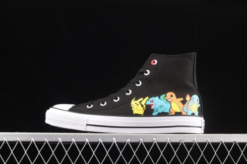 Pokémon x Converse Chuck Taylor All Star 1970s Hi Black White A01689C