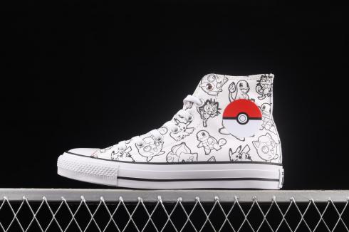 Pokémon x Converse Chuck Taylor All Star 1970s Hi White Black A01651C