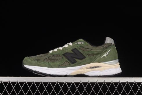 JJJJound x New Balance 990v3 オリーブ グリーン ブラック M990JD3 、靴、スニーカー