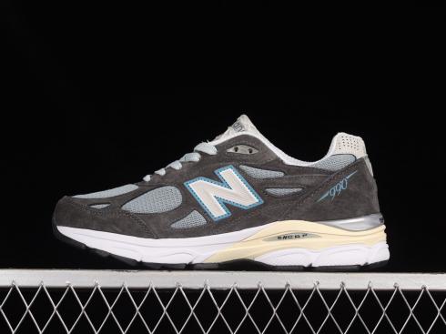 Kith x New Balance 990v3 スチール ブルー グレー M990KS3 。