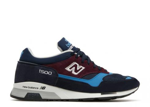 New Balance 1500 Made In England Navy Burgundy Blue M1500SCN