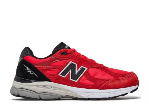 New Balance 990v3 Made In Usa Rød ruskind Pink Hot Black M990PL3