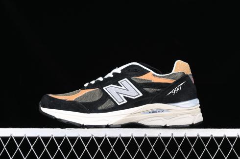 New Balance 990v3 MiUSA Black Tan M990BB3