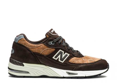 New Balance 991 Made In England Brown Tan M991DBT 。