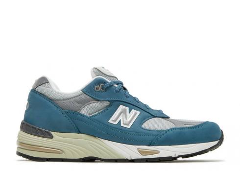 New Balance 991 Made In England Grau Blau M991BSG