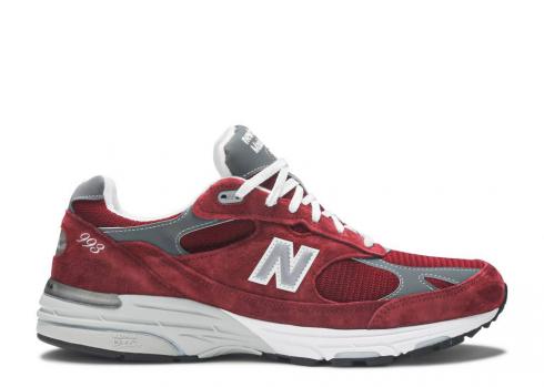 New Balance 993 Made In Usa Borgonha Cinza MR993BU