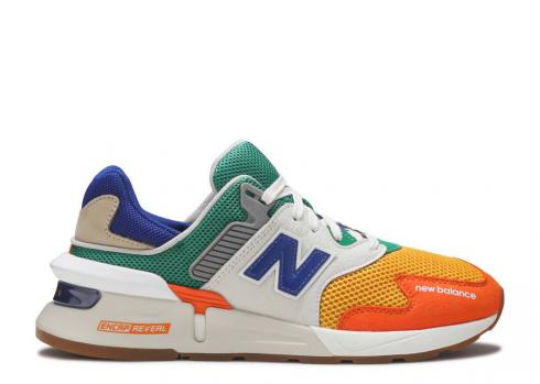 New Balance 997 Multicolor Orange Blue Green Marine MS997JHX