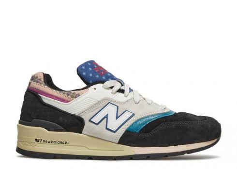 New Balance 997 Patchwork Czarny Beż MS997XTA