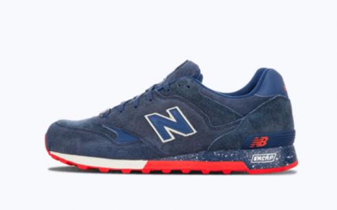 New Balance CM577 Джинсовые темно-синие красные кроссовки