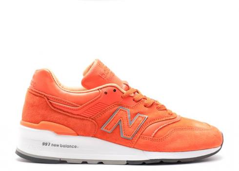 New Balance Concepts X 997 สินค้าหรูหราสีส้มสีขาว M997TNY