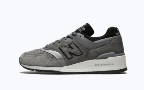 New Balance M997 Šedočerné atletické boty