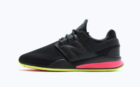 New Balance MS247Tt Black Solar Yellow Red Athletic Shoes