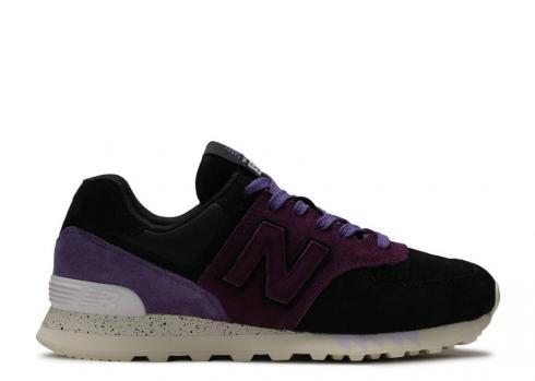 New Balance รองเท้าผ้าใบ Freaker X 574 Tassie Devil สีม่วงสีดำ ML574SNF