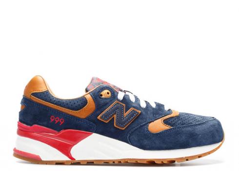 New Balance Sneaker Politics X 999 Case Navy Putih Merah ML999SP