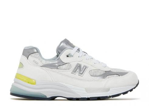 New Balance Femmes 992 Made In Usa White Cyclone W992FC