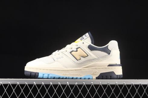 Rich Paul x New Balance 550 Cream Navy Sky Blue Yellow BB550RP1