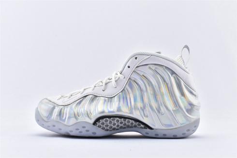 Nike Air Foamposite One Laser Silver White Basketball Shoes AA3963-105