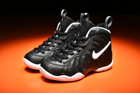 buty dziecięce Nike Air Foamposite Pro czarne białe nowe