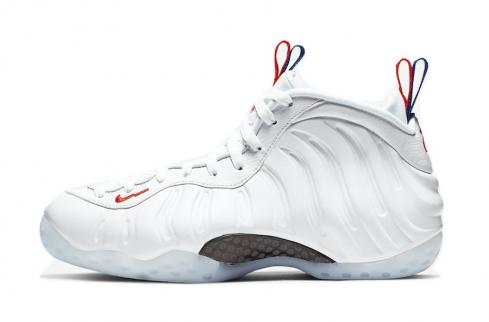 Nike Air Foamposite One USA Bianco Game Royal Habanero Rosso AA3963-102