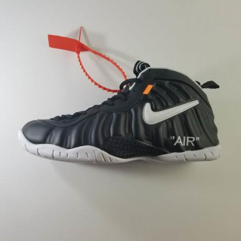Chaussures de basket-ball Off White X Nike Air Foamposite One Pro pour hommes