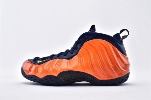 2020 nové basketbalové boty Nike Air Foamposite Pro Orange Blue CJ0325-405