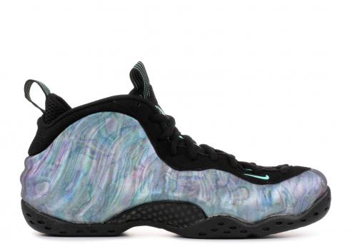 Air Foamposite One 전복 그린 오로라 블랙 575420-009 .