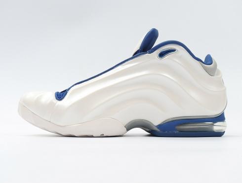 รองเท้าบาสเก็ตบอล Nike Air Foamposite Pro White Blue บุรุษ Cheapinus 139372-142