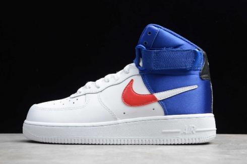 2019 NBA x Nike Air Force 1 High 07 LV8 Clippers Wit Lampgrass Blauw BQ2730 101