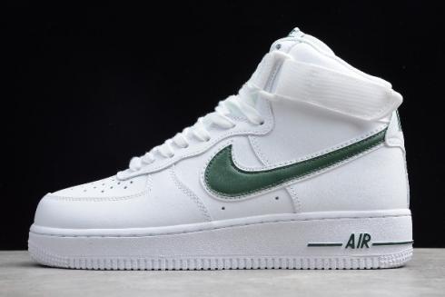 2019-es Nike Air Force 1 High 07 3 fehér zöld AT4141 104