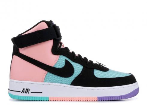Nike Air Force 1 Have A Day Hyper Space Roxo Jade Bleached Black Coral CI2306-300