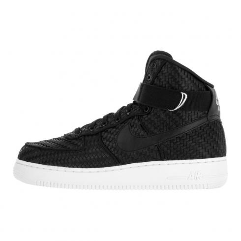 Обувь Nike Air Force 1 High 07 LV8 Woven AF1 Черный Белый 843870-001