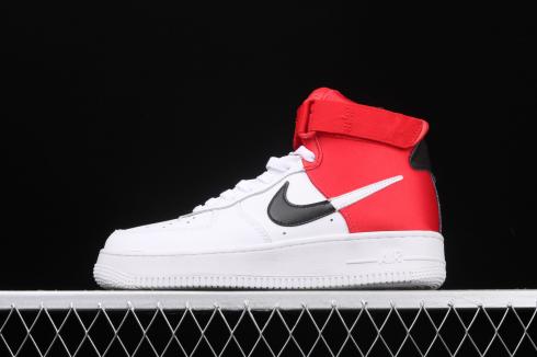 Баскетбольные кроссовки Nike Air Force 1 High 07 White Red BQ4591-103