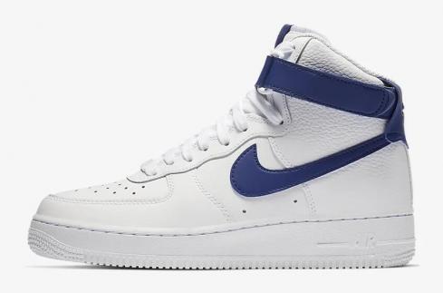 *<s>Buy </s>Nike Air Force 1 High 08 LE White Deep Royal Blue 334031-108<s>,shoes,sneakers.</s>