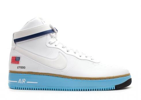 Nike Air Force 1 High Bday Qs สีขาว 573752-100