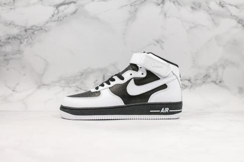 Nike Air Force 1 High ID Black Triple White Shoes AQ3776-991