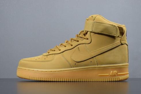 Sepatu Basket Nike Air Force 1 WB Wheat Flax Tinggi 882096-200
