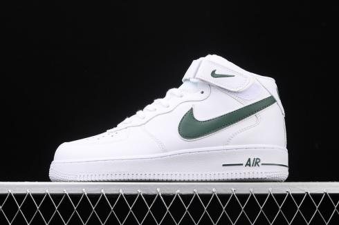Nike Womens Air Force 1'07 Mid White Green Footwear Running Shoes AO2424-104