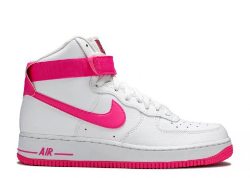 Nike Donna Air Force 1 High Bianche Fucsia Laser True Berry 334031-110