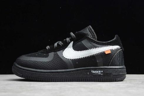 Продается детская обувь Nike Air Force 1 Low Off White Black White BV0853 001 2019 г.