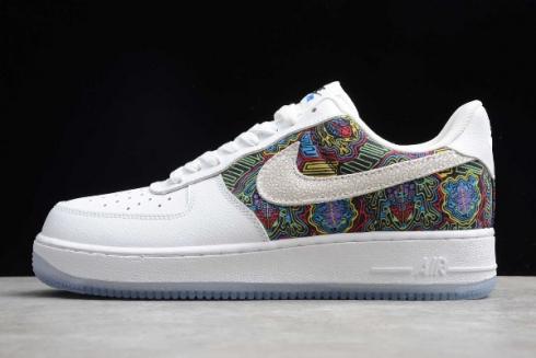 2019 Nike Air Force 1'07 LV8 Bianco Graffiti CJ1602 100