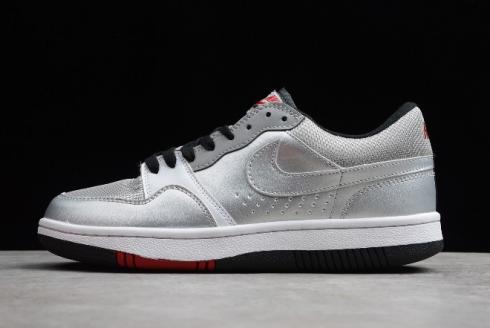 2019 Nike Court Force Low Basic Metallic Silver 314361 001