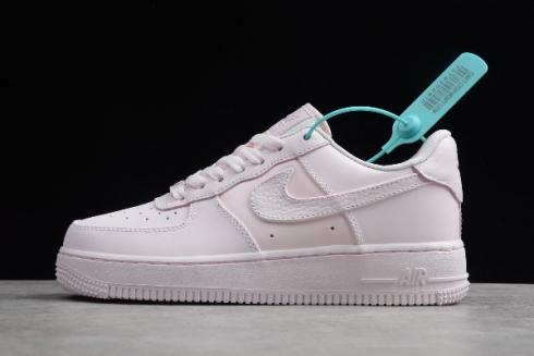 женские кроссовки Nike Air Force 1 Low Pink Hearts Valentine's Day CD0183 600 2019 года