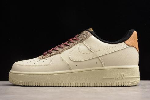 Nike Air Force 1 Low Fossil Wheat Shimmer CK4363 200 2020 года