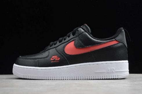 2020 Nike Air Force 1 Low LV8 Utility Bred Black University Red White CW7579 001