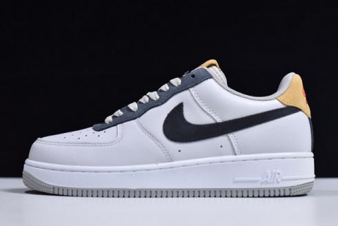 2020 Nike Air Force 1 Low Light Bone Black Mica Green BV0322 001