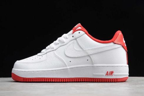 2020 Nike Air Force 1 Low White University Red CD0884 101