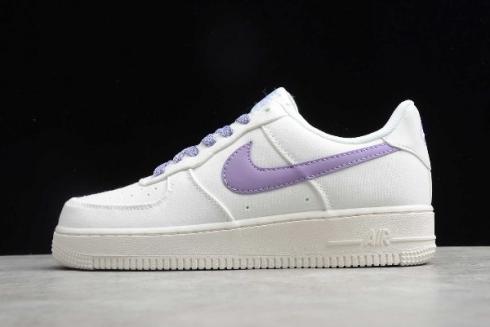 2020 Nike Womens Air Force 1'07 White Purple 315122 600 For Sale