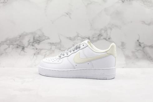 3M x Nike Air Force 1 07 Summit White Yellow Shoes AQ2132-100