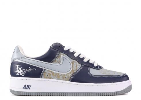 Air Force 1 Mr 卡通海軍白色午夜銀 311368-401